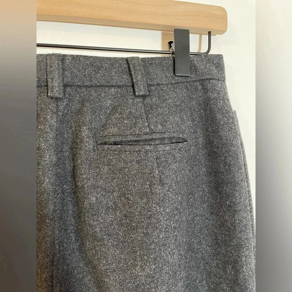 GAP Wool Blend Straight Leg Pants, Lined, Dark Gray Women’s Size 4 EUC - Picture 4 of 7
